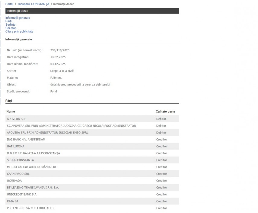 Portalul Instanțelor de Judecată