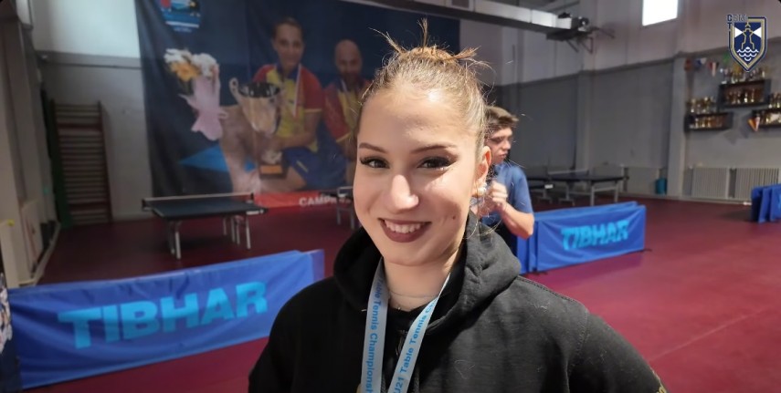 Bianca Mei-Roșu. Sursa foto: captură Facebook (CSM Constanța)