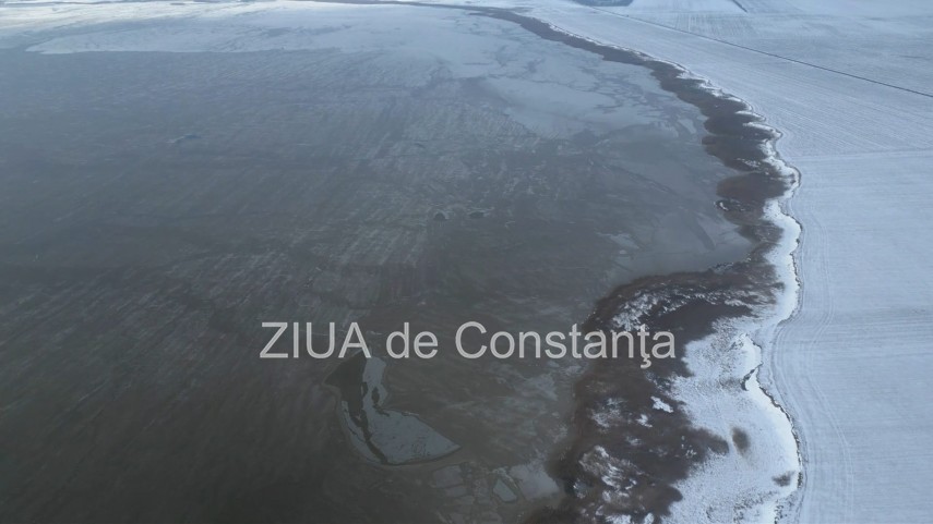 constanta peisaje de iarna surprinse din drona lacurile nuntasi histria si tabacarie sub gheata foto constanta peisaje de iarna surprinse din drona lacurile nuntasi histria si tabacarie sub gheata foto
