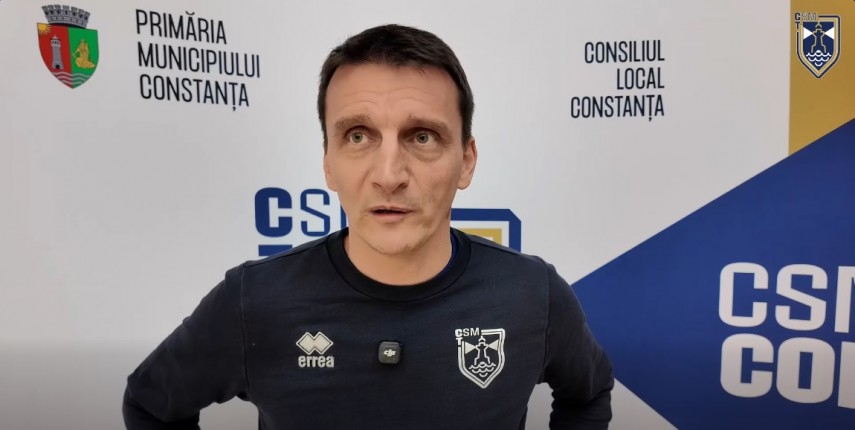 Florin Voinea. Sursa foto: captură Facebook (CSM Constanța)