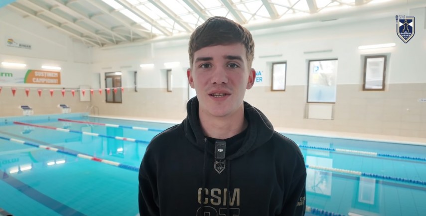 Carol Popa. Sursa foto: captură Facebook (CSM Constanța)