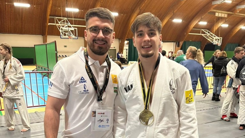 Laurențiu Avram și Ștefan Avram. Sursa foto: Facebook (CS Marina Constanța)