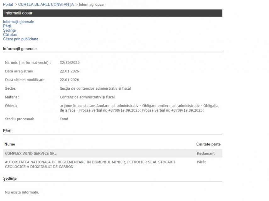 Portalul Instanțelor de Judecată