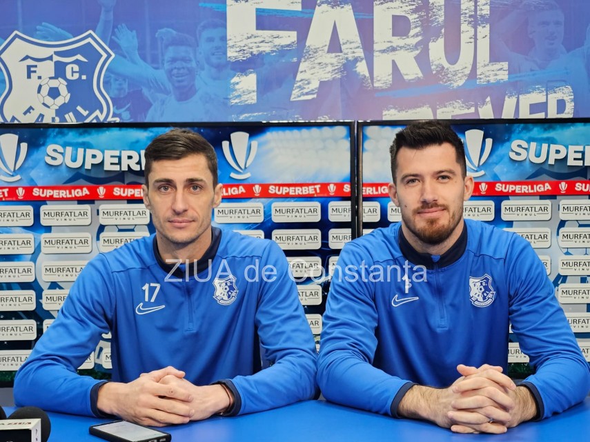 Ionuț Larie și Alexandru Buzbuchi. Sursa foto: ZIUA de Constanța