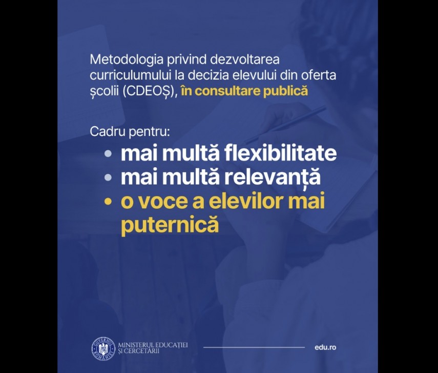 Sursă foto: Facebook/Ministerul Educației