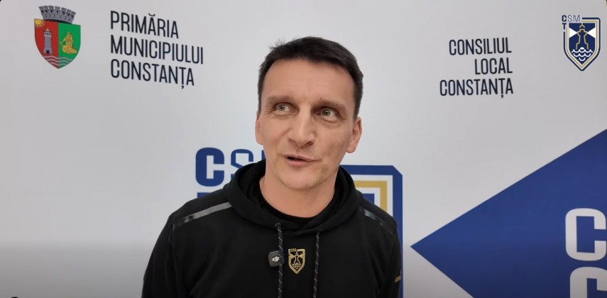 Florin Voinea. Sursa foto: captură Facebook (CSM Constanța)