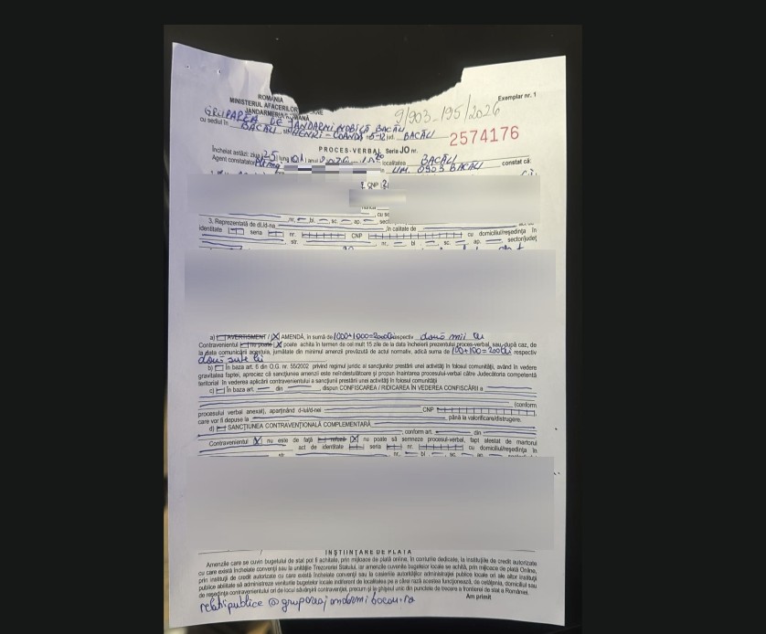Sursă foto: Jandarmeria Română