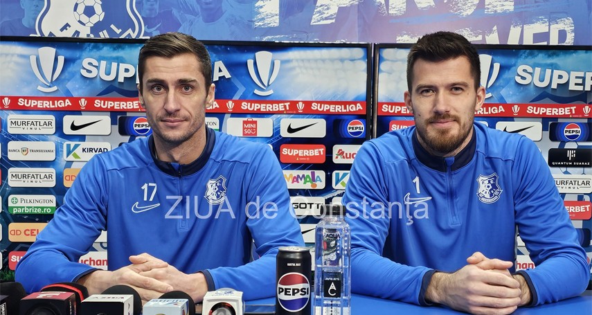 Ionuț Larie și Alexandru Buzbuchi. Sursa foto: ZIUA de Constanța 
