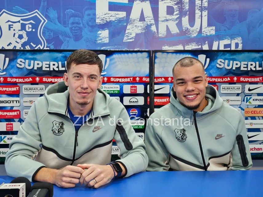 Alexandru Ișfan și Gustavo Marins. Sursa foto: ZIUA de Constanța