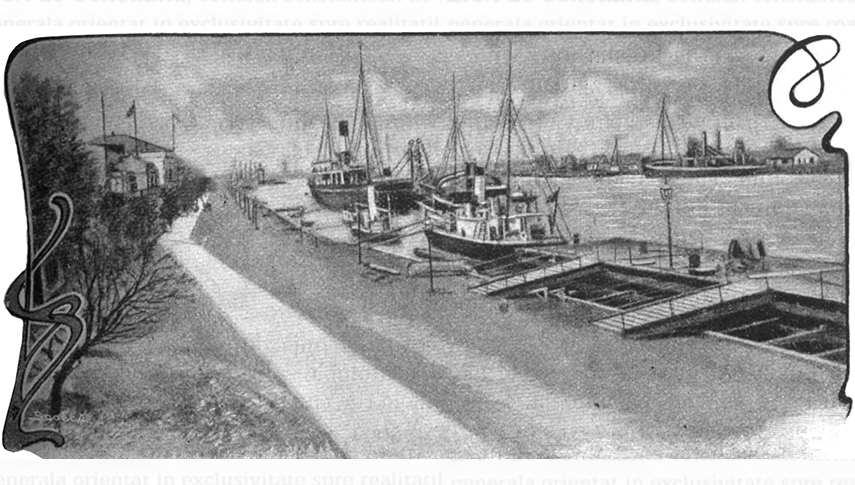 Sulina port 1880