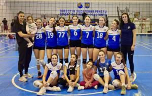 Volei Echipa de cadete a CS Medgidia a câștigat toate partidele de la turneul 4