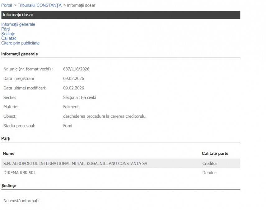 Portalul Instanțelor de Judecată