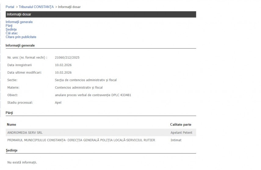 Portalul Instanțelor de Judecată