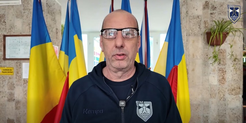 Constantin Alexe. Sursa foto: captură Facebook (CSM Constanța)