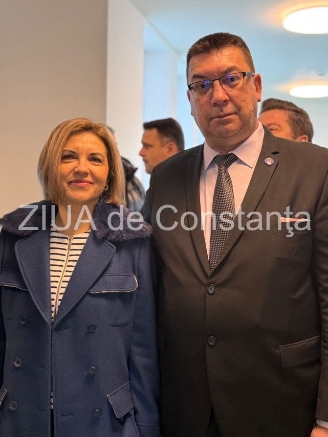 Prefectul Adrian Picoiu și Claudia Portase, inspector general școlar Constanța