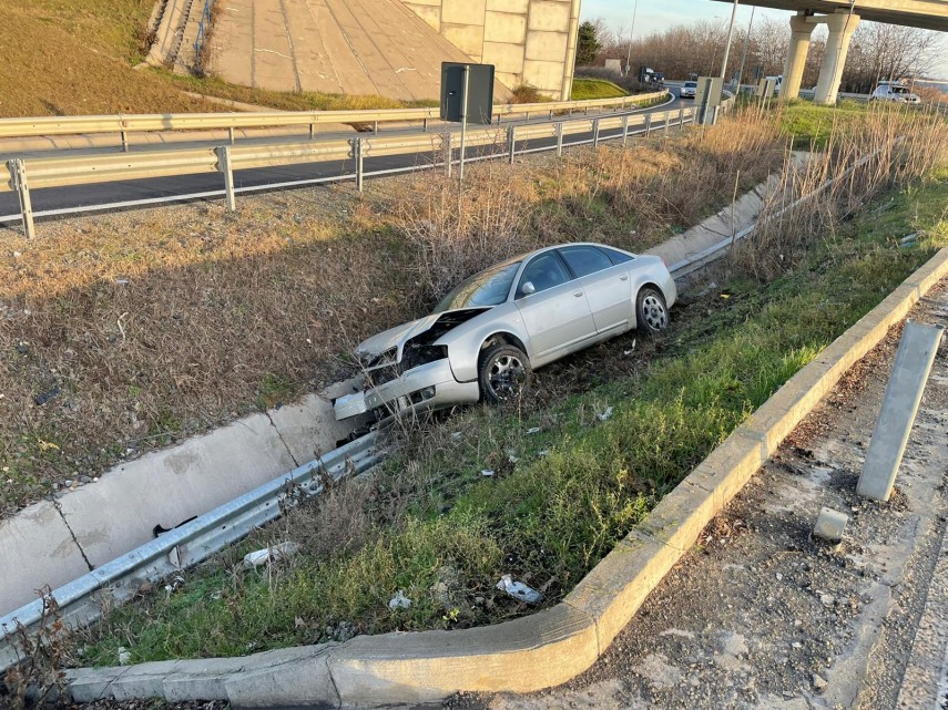 Foto de la locul accidentului
