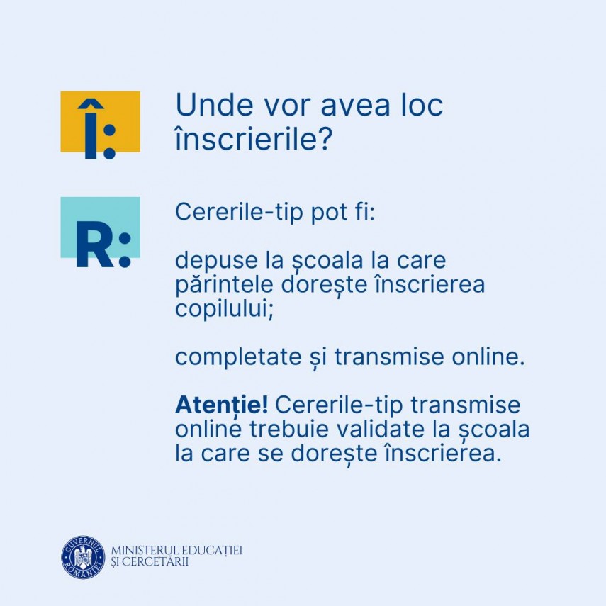 foto inscrierea copiilor in clasa pregatitoare pentru anul scolar 2026 2027 informatii esentiale pentru