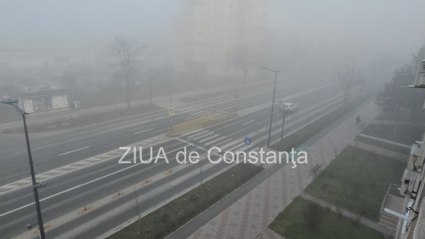 foto video ceata densa in constanta si in mai multe localitati din judet cod galben emis de meteorologi