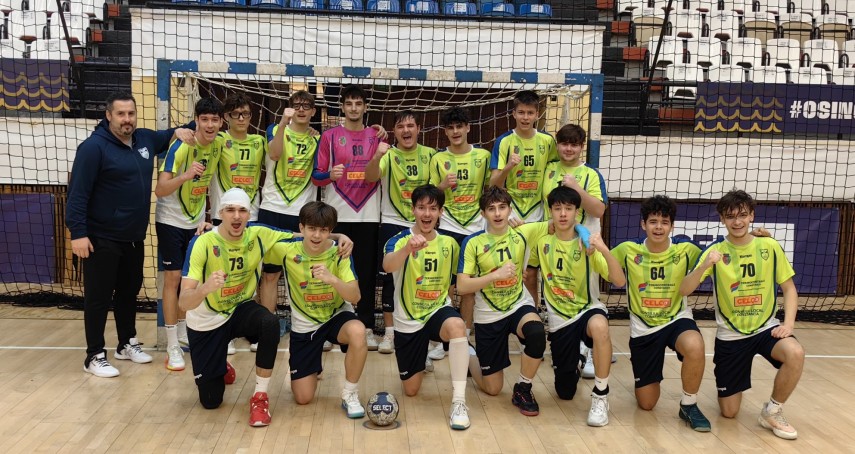 Echipa de juniori 2 a CSM Constanța. Sursa foto: Facebook (CSM Constanța handbal)