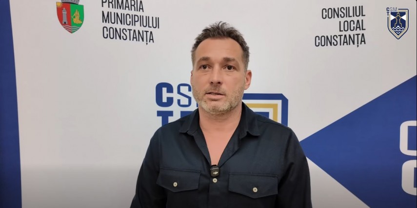 Marius Stavrositu. Sursa foto: captură Facebook (CSM Constanța)