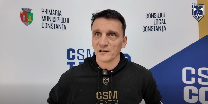 Florin Voinea. Sursa foto: captură Facebook (CSM Constanța)