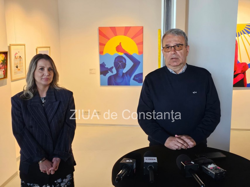 Primarul Vergil Chițac și Anamaria Mișa