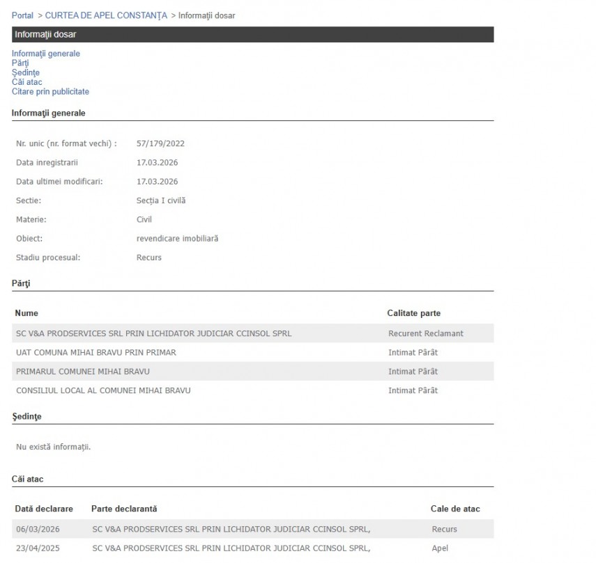 Portalul Instanțelor de Judecată