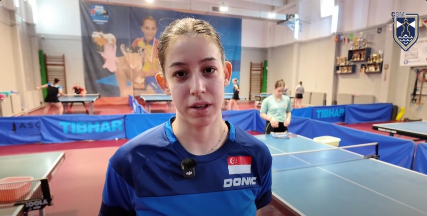 Andrea Teglas. Sursa foto: captură Facebook (CSM Constanța)