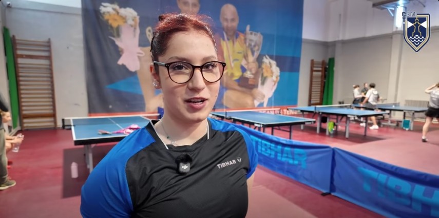 Bianca Mei-Roșu. Sursa foto: captură Facebook (CSM Constanța)