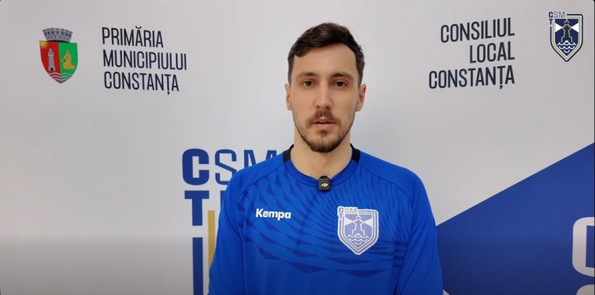 Călin Căbuț. Sursa foto: captură Facebook (CSM Constanța)