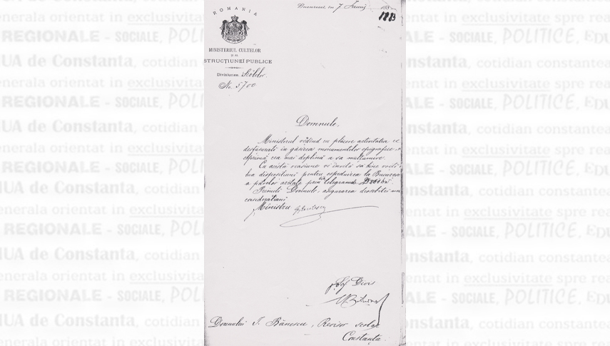 1883 Tocilescu catre Banescu