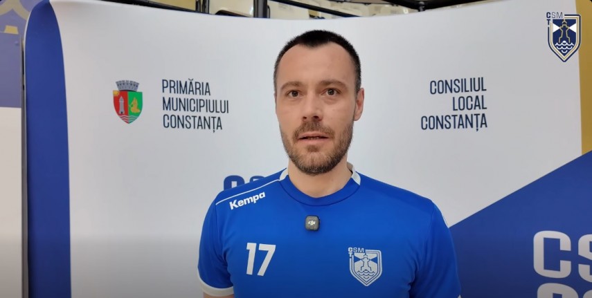 Tiberiu Popovici. Sursa foto: captură Facebook (CSM Constanța)