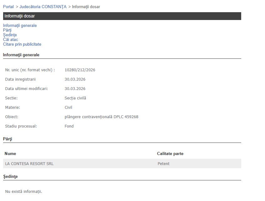 Portalul Instențelor de Judecată