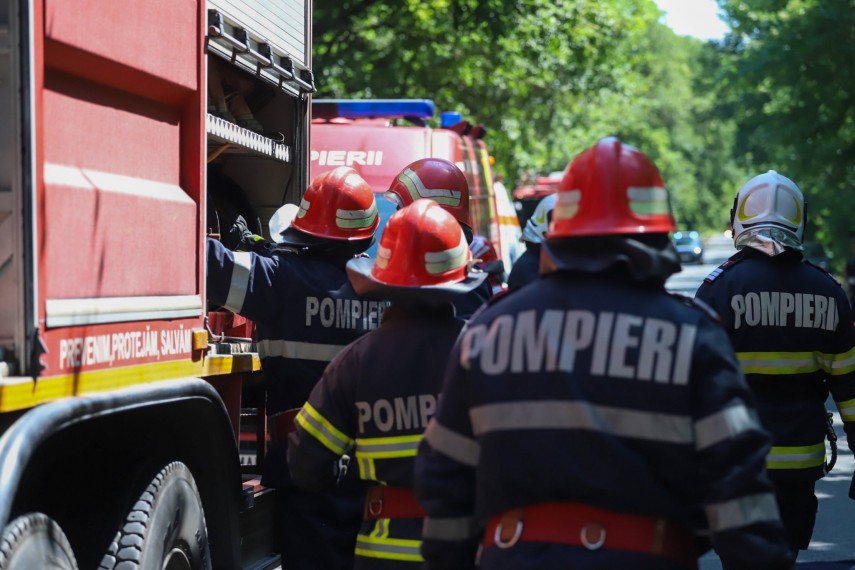 Incendiu la o locuinta de pe strada Corneliu Coposu din Constanta