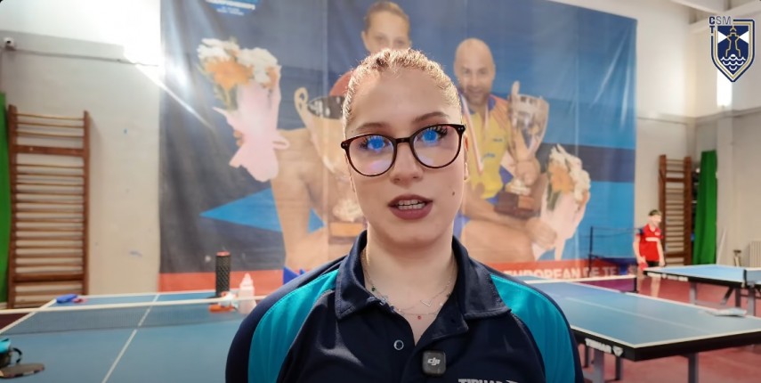 Bianca Mei-Roșu. Sursa foto: captură Facebook (CS Constanța)