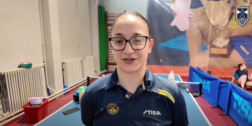 Camelia Mitrofan. Sursa foto: captură Facebook (CS Constanța)