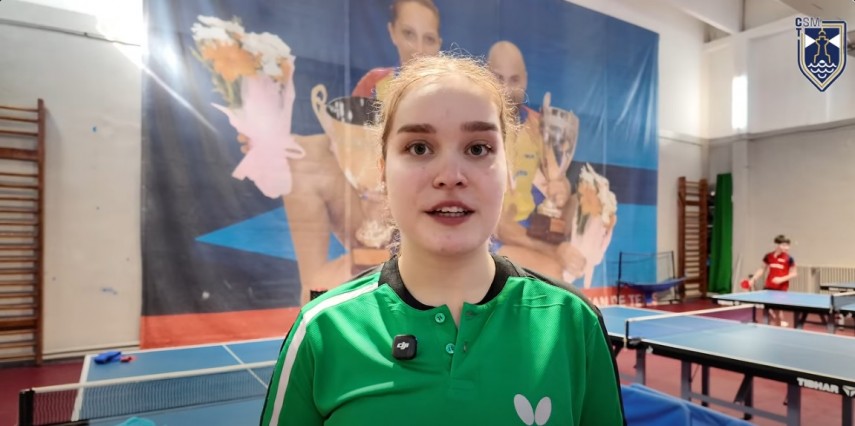 Elena Zaharia. Sursa foto: captură Facebook (CS Constanța)