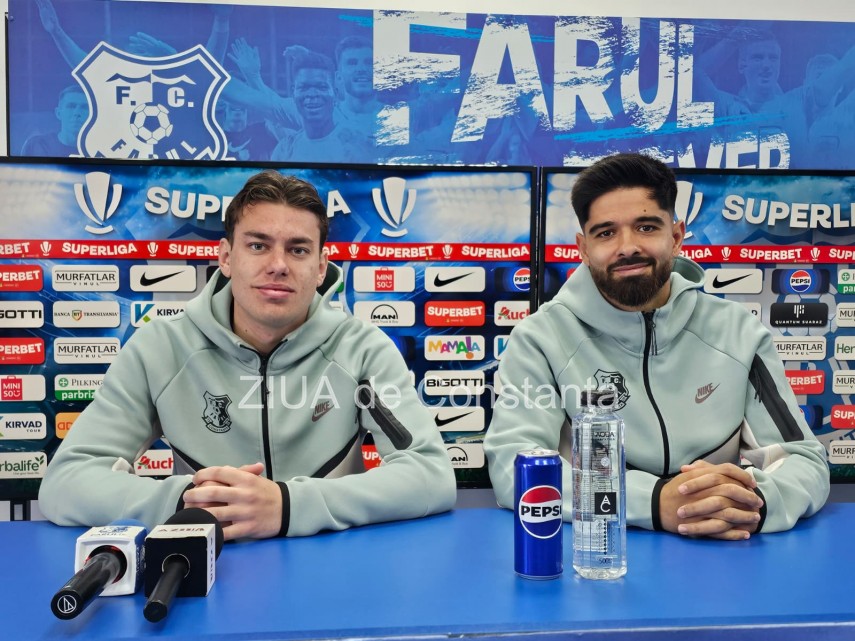 Eduard Radaslavescu și Ionuț Vînă. Sursa foto: ZIUA de Constanța