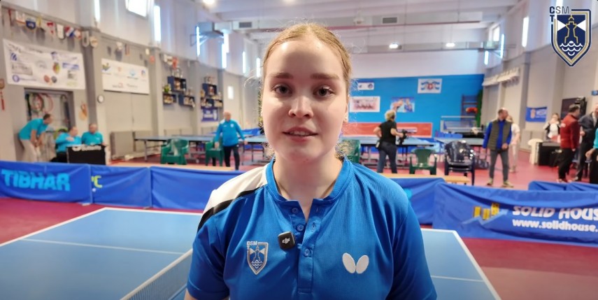 Elena Zaharia. Sursa foto: captură Facebook (CSM Constanța)