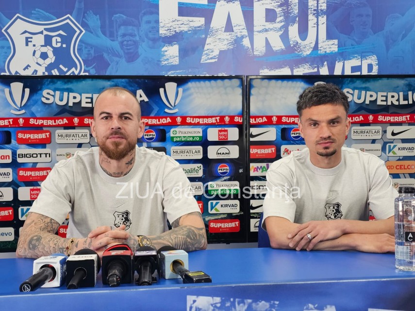 Denis Alibec și Cristi Ganea. Sursa foto: ZIUA de Constanța