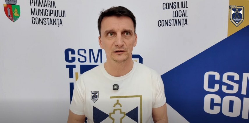 Florin Voinea. Sursa foto: captură Facebook (CSM Constanța)