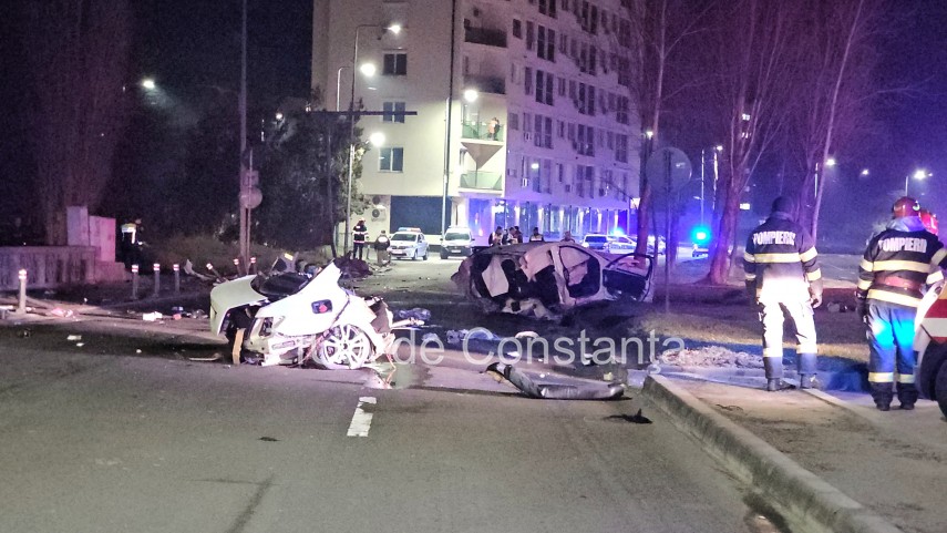 Foto de la locul accidentului - sursa: ZIUA de Constanța