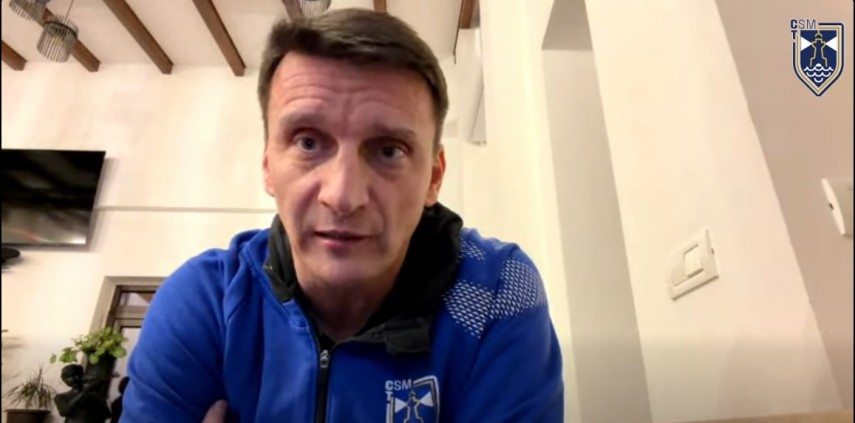 Florin Voinea. Sursa foto: captură Facebook (CSM Constanța)