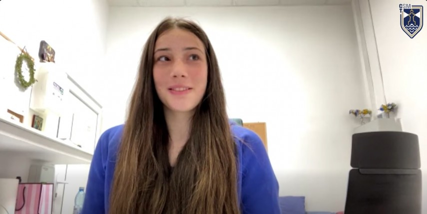 Amalia Niță. Sursa foto: captură Facebook (CSM Constanța)