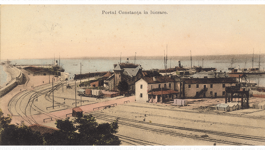 1884 intrarea în port