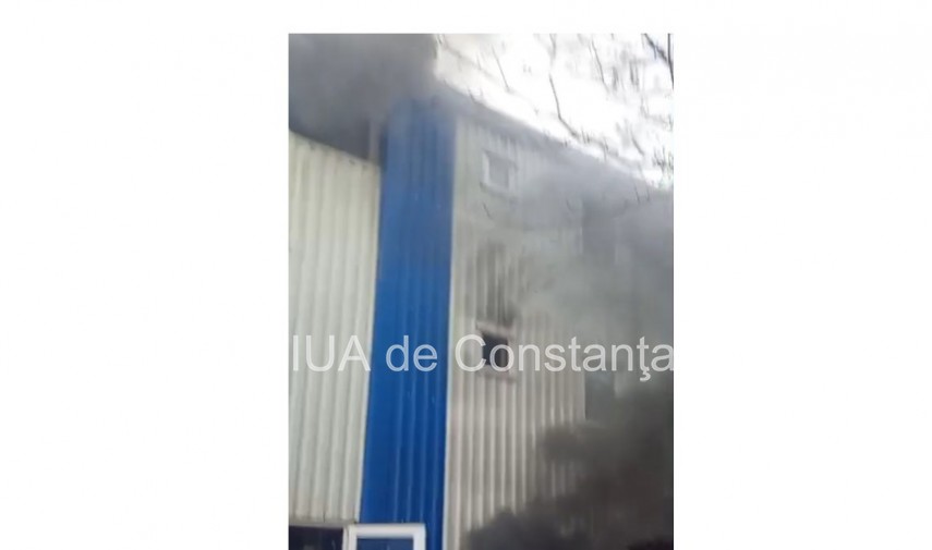 FOTO-VIDEO. Incendiu in cartierul Henri Coanda din Constanta!  
