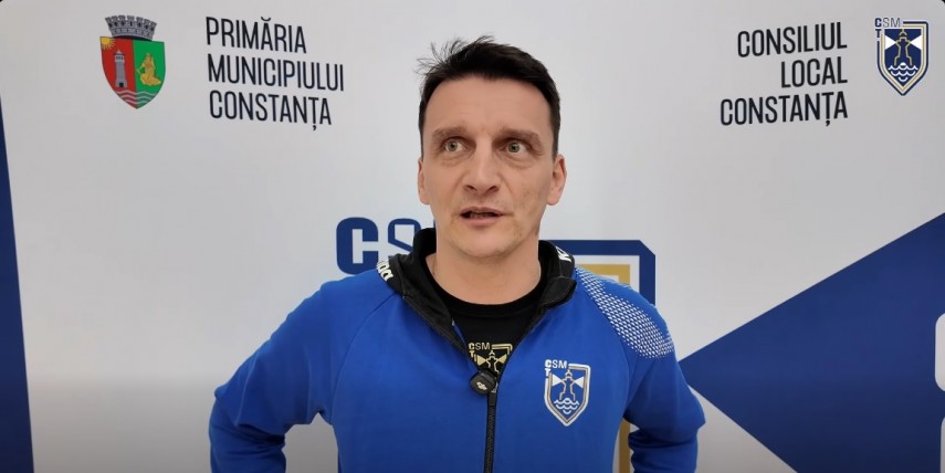 Florin Voinea. Sursa foto: captură Facebook (CSM Constanța)