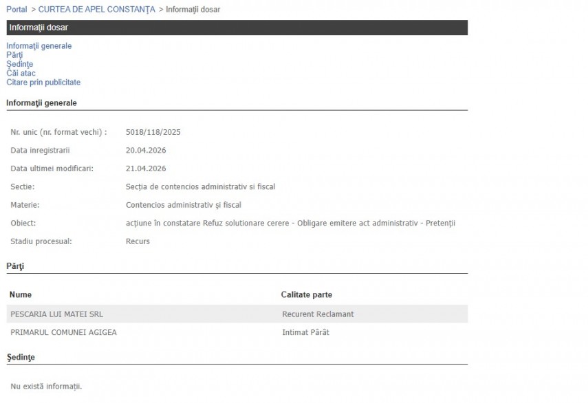 Portalul Instanțelor de Judecată