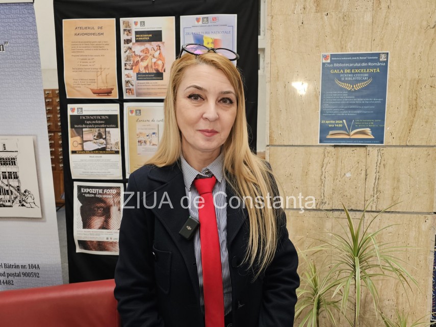 Amelia Stănescu, manager al Bibliotecii Județene Constanța 