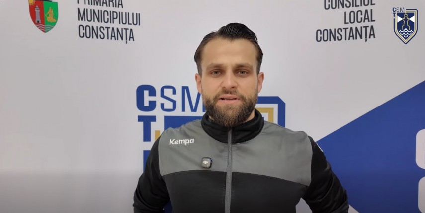 Alexandru Popa. Sursa foto: captură Facebook (CSM Constanța)